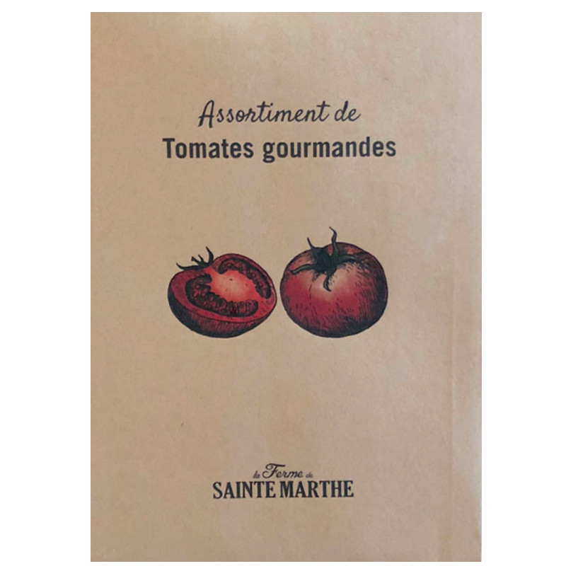 Tomates gourmandes - 50 graines - Assortiment - AB - La ferme Sainte Marthe