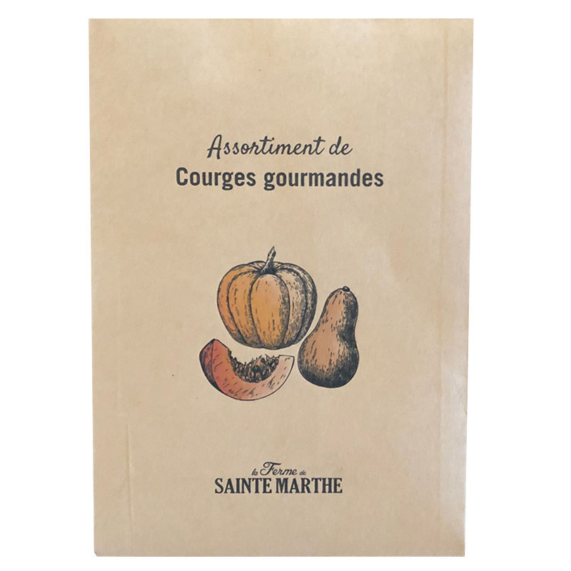 Courges gourmandes - 15 graines - Assortiment - AB - La ferme Sainte Marthe