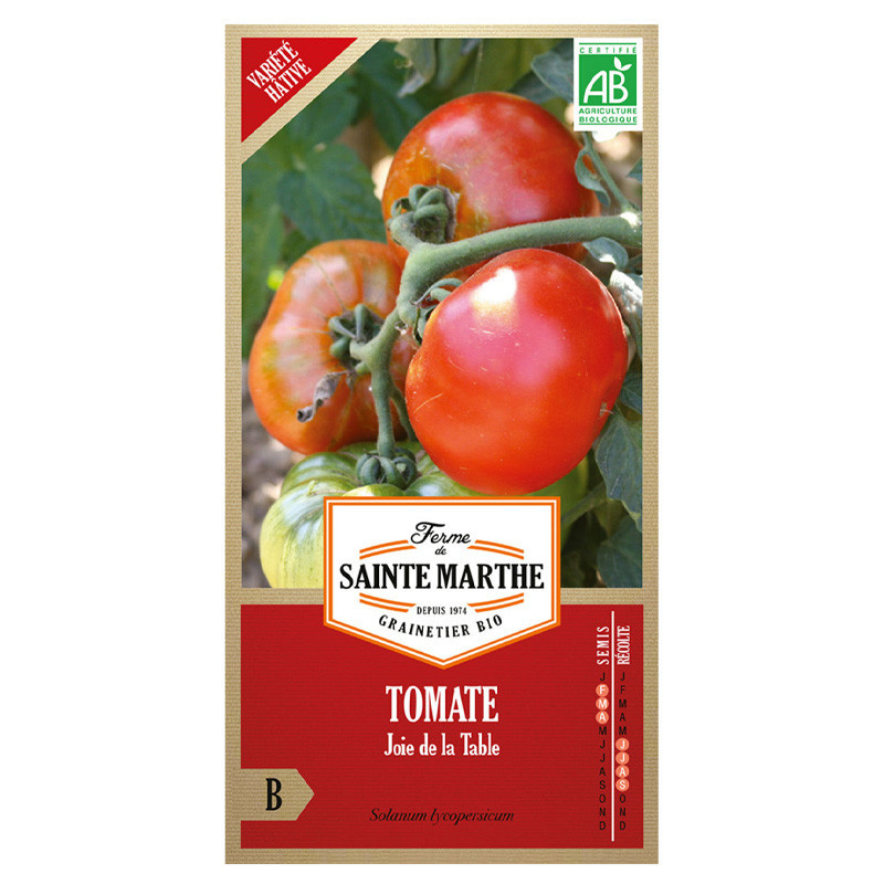 Tomate Joie de la Table - 50 graines - AB - La ferme Sainte Marthe