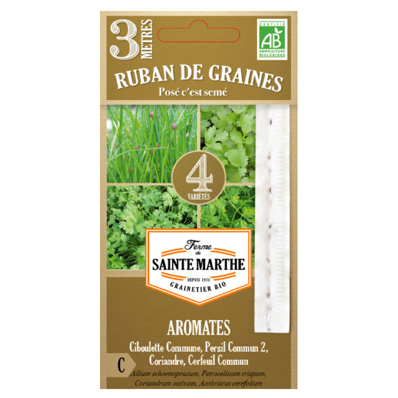 150 GRAINES RUBAN 3M AROMATES EN MÉLANGE