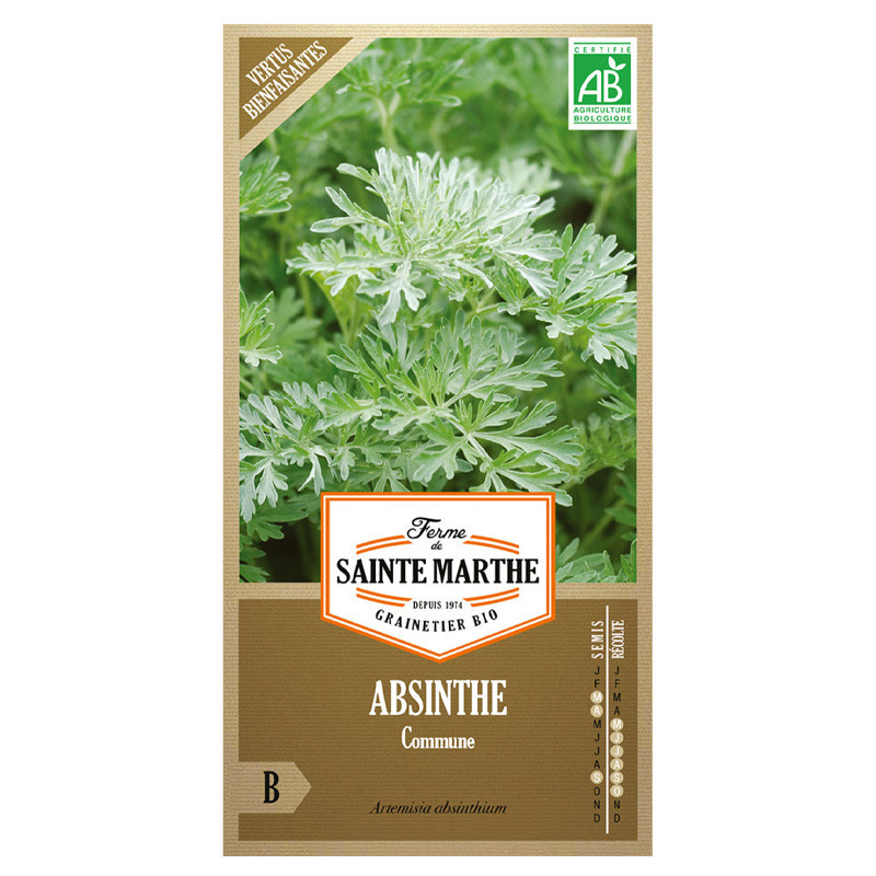 Absinthe Commune - 1500 graines - AB - La ferme Sainte Marthe