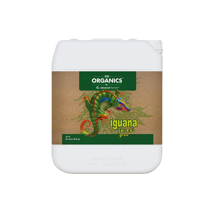 OG Organics Iguana Juice Grow - Engrais de croissance - 5L - Advanced Nutrients