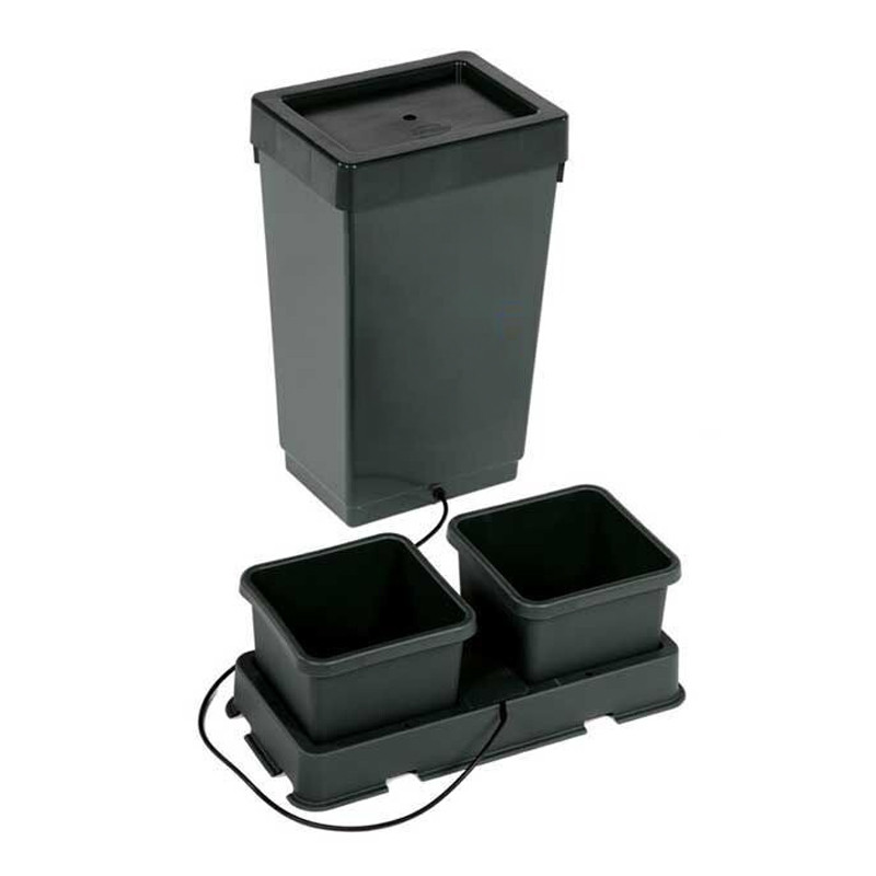 Kit Easy2Grow - 2 pots 15L + 1 Réservoir 47L - Système hydroponique sans pompe - Autopot