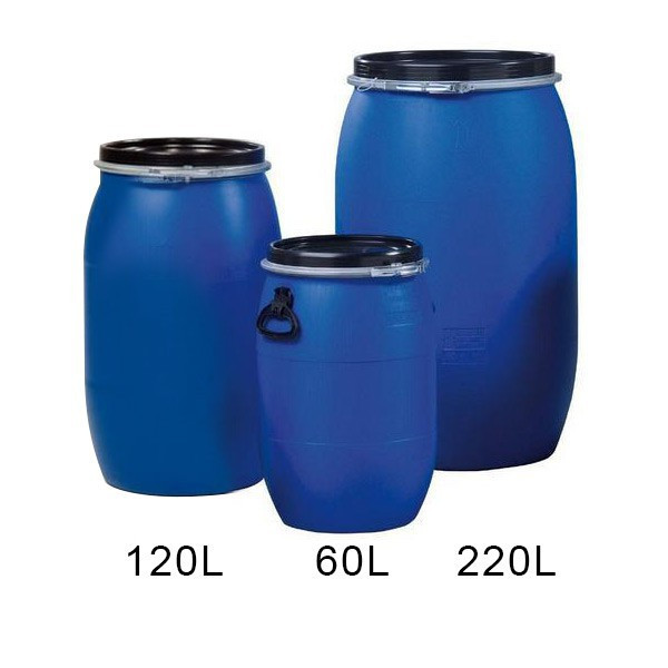 Réservoir 60L - Fut en plastique bleu PEHD