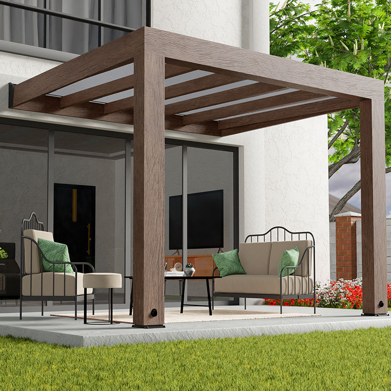 Pérgola - Helsinki - 340x300cm - Madera de cedro - Canopia