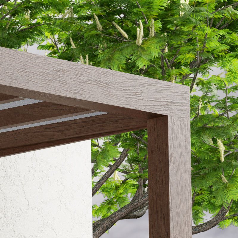 Pergola - Helsinki - 340x300cm - Legno di cedro Canopia