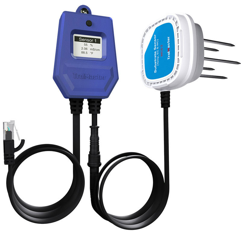 Watergehaltesensor - EC - Temperatuur - Vochtigheid - WCS-2 3-in-1 sensor - TrolMaster