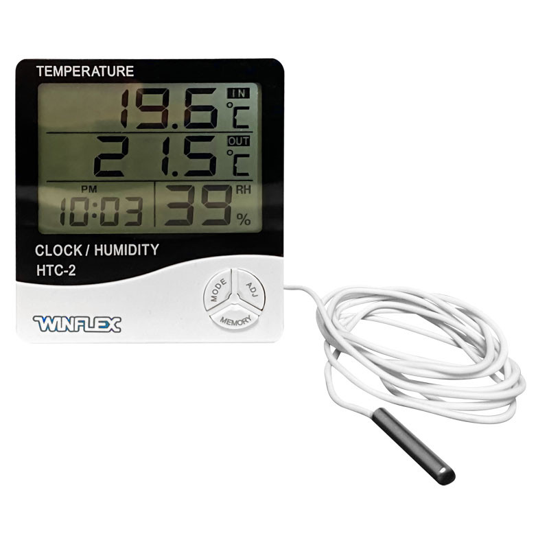 Thermo-hygrometer met sonde - Vochtigheid en temperatuur - Winflex