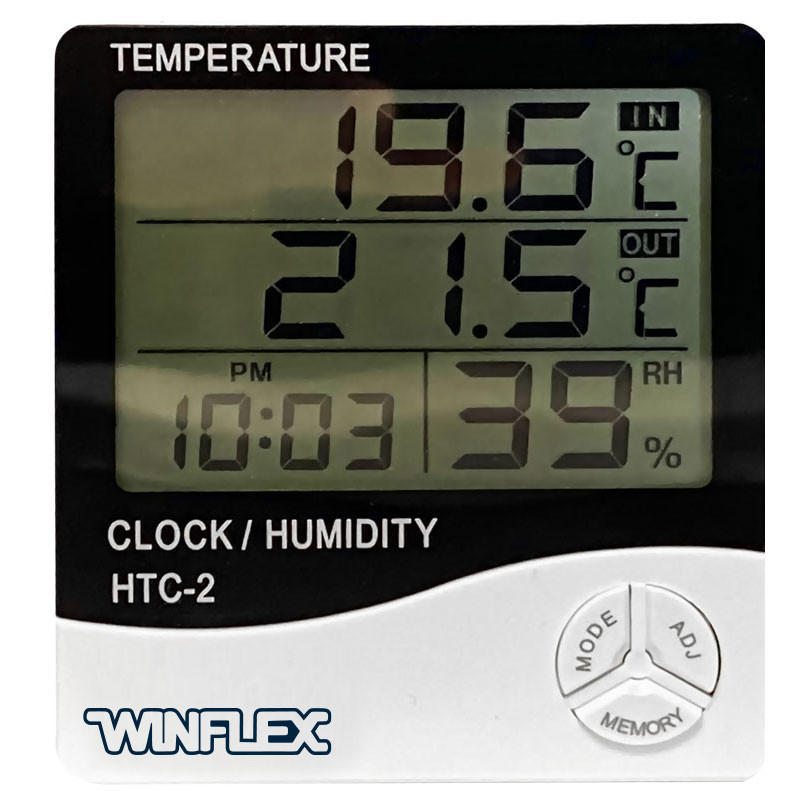 Termo-higrómetro - Humidade e temperatura - Winflex