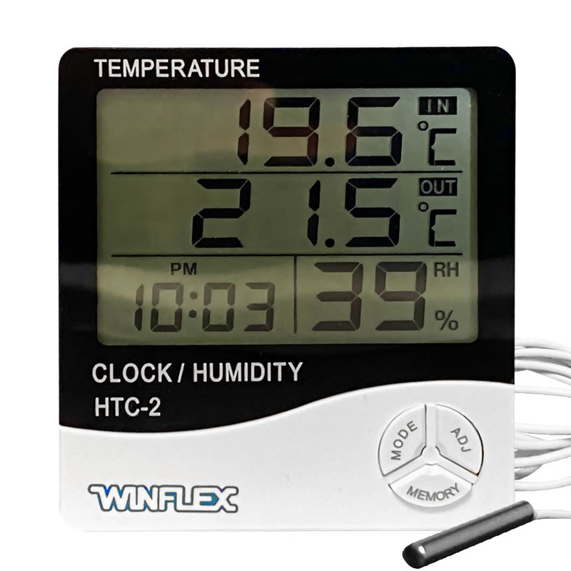 Termo-higrómetro com sonda - Humidade e temperatura - Winflex