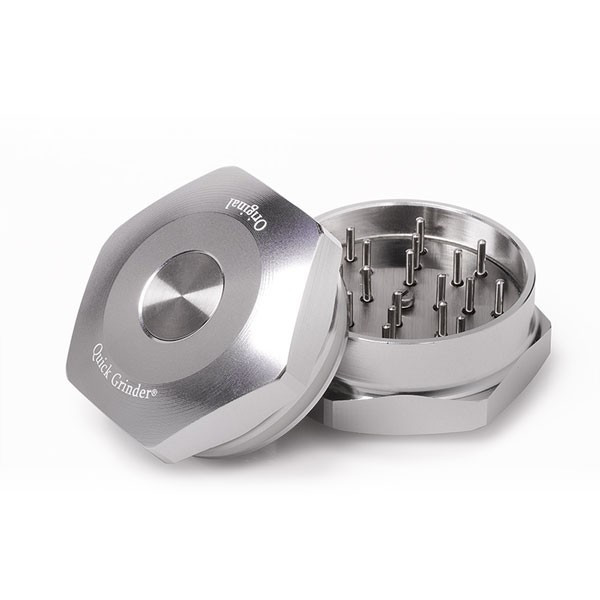 Keukenmolen aluminium zilver - Origineel Quick Grinder v3