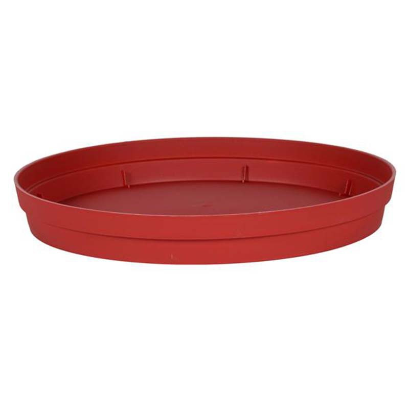 Toscaanse rode ronde schotel diam. 54 cm - EDA Kunststoffen