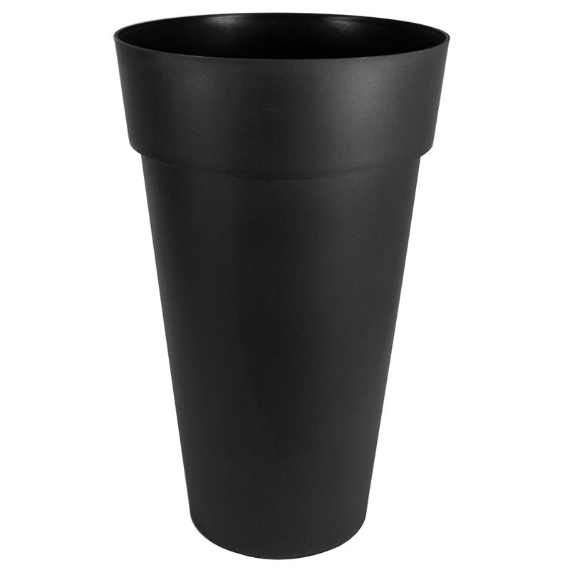 VASO REDONDO ALTO TOSCANA XXL 40X80CM 90L ANTRACITE