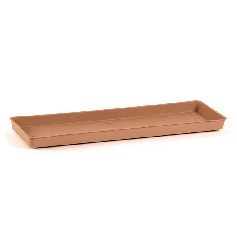 16.5 x 6.5 In, Rectangle, 8 Pack Terra Cotta Plant Trays 