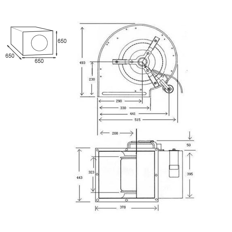 Caisson SonoBox en bois 5050 m³/h (2 x 250mm et 1 x 315mm) - Winflex